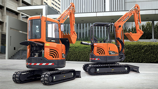 Мини-экскаваторы Doosan DX30Z 8916