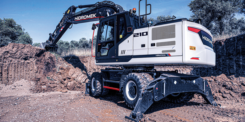 Мобильные экскаваторы Hidromek HMK 210 W 8393
