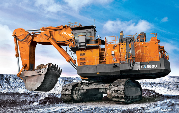 Гусеничные экскаваторы Hitachi EX 5600-6 3389