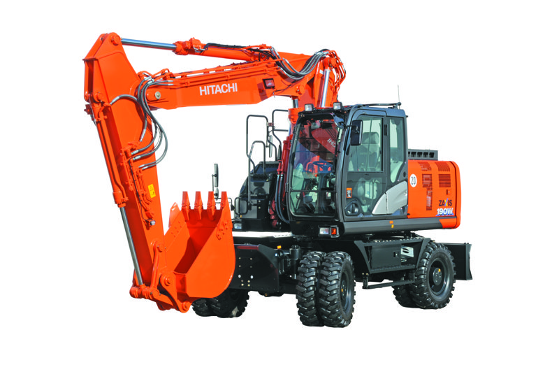 Мобильные экскаваторы Hitachi ZX190W-6 8424