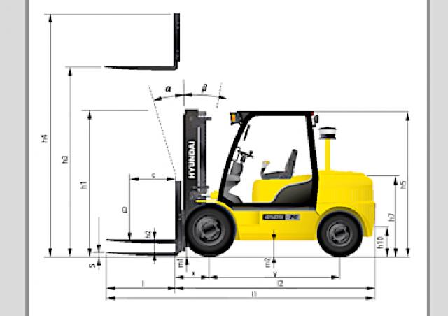 Фронтальный погрузчик Дизельный Hyundai 45 DS 7 E 22960