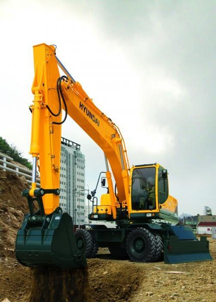 Мобильные экскаваторы Hyundai R 210 W 9 A 8484