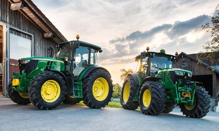 Тракторы с 4-х осевым John Deere 6110 MC 16396