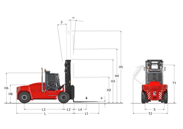 Фронтальный погрузчик Дизельный Kalmar DCG 150-12 21039