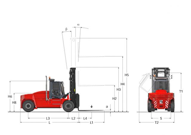 Фронтальный погрузчик Дизельный Kalmar DCG 160-6 21045