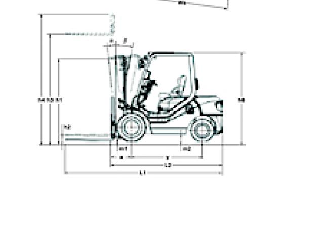 Фронтальный погрузчик Дизельный Komatsu FD 25 T 14 21068