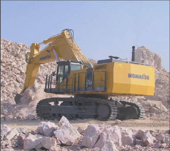 Komatsu pc1250 фото