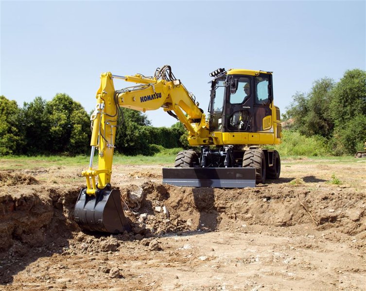 Мобильные экскаваторы Komatsu PW98MR-10 8331