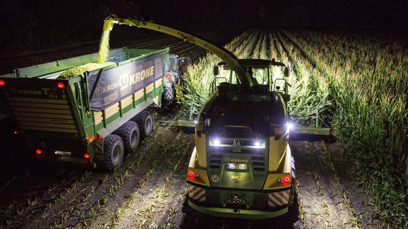 Полевой измельчитель c приводом на одну ось Krone BiG X 1180 14343