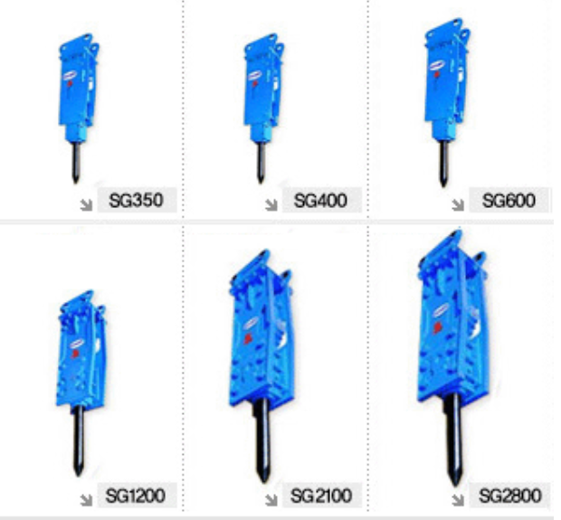 Гидравлический отбойный молоток Kwanglim SG200S 7200