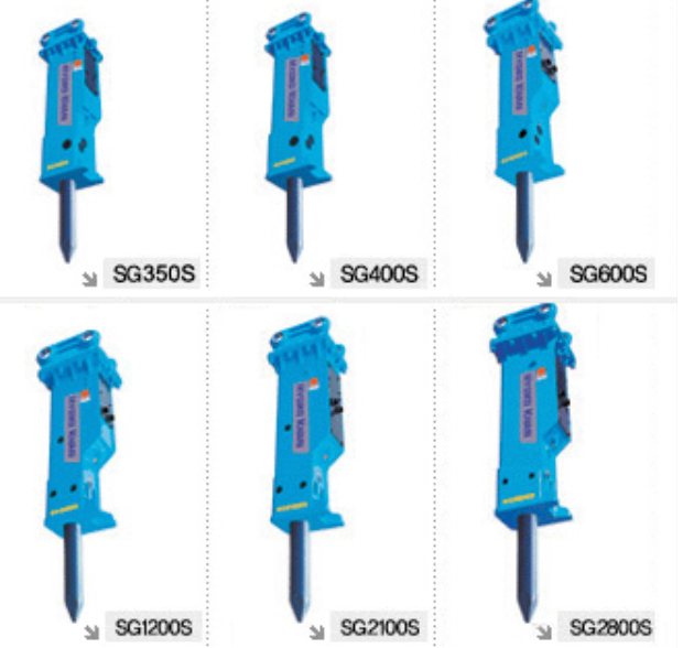 Гидравлический отбойный молоток Kwanglim SG600 7174