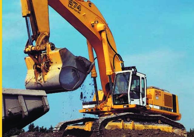 Гусеничные экскаваторы Liebherr R 974 B Litronic HD 3479