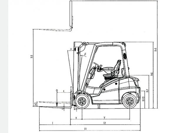 Фронтальный погрузчик Дизельный Linde H 18 D 22717