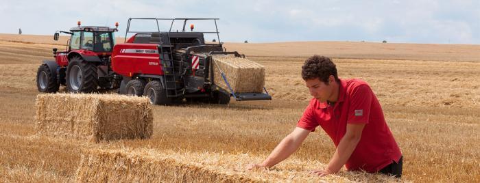 Пресс-подборщик крупногабаритный и пресс высокого давления Massey Ferguson MF 2270XDTC 18126