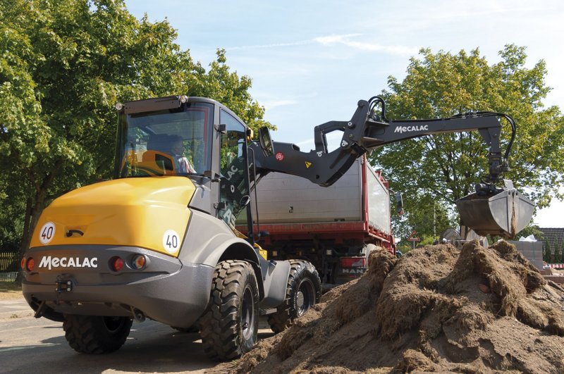 Колесные погрузчики Mecalac AS 900 tele 10396