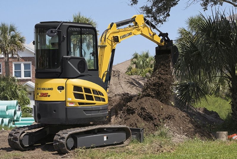 Мини-экскаваторы New Holland E 35 SR 9148