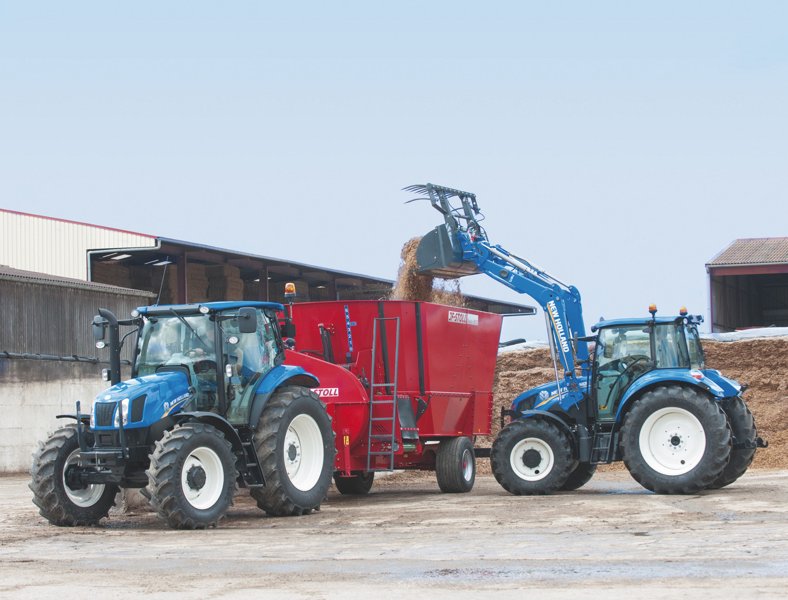 Тракторы с 4-х осевым New Holland T5.115 16511