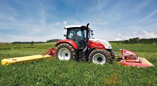 Тракторы с 4-х осевым Steyr 4120 Profi Profi 19126