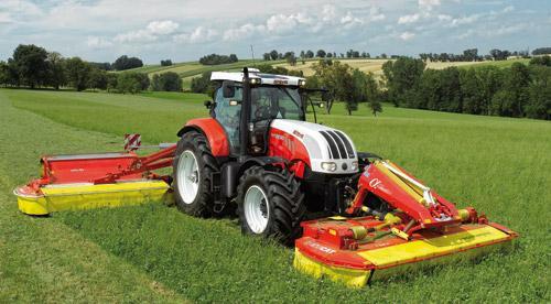Тракторы с 4-х осевым Steyr CVT 6130 Profi 19069
