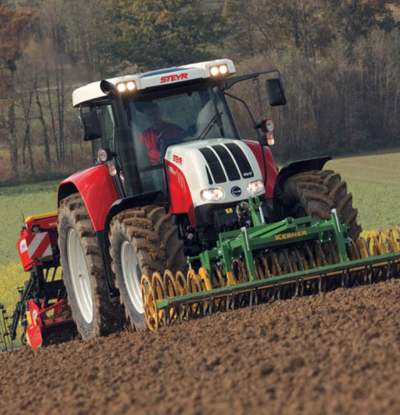 Тракторы с 4-х осевым Steyr CVT 6195 Profi 19098