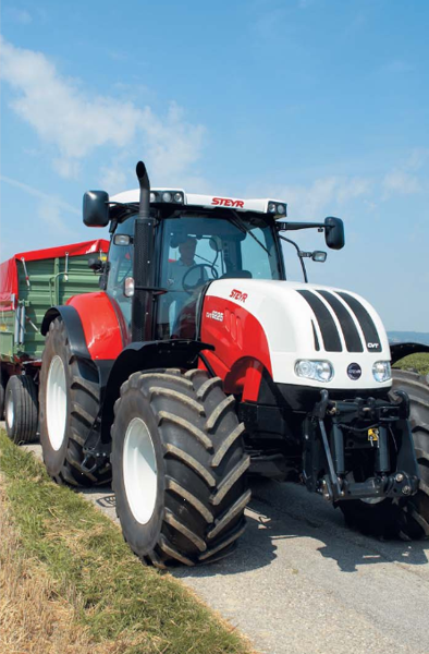 Тракторы с 4-х осевым Steyr CVT 6225 Profi 19112
