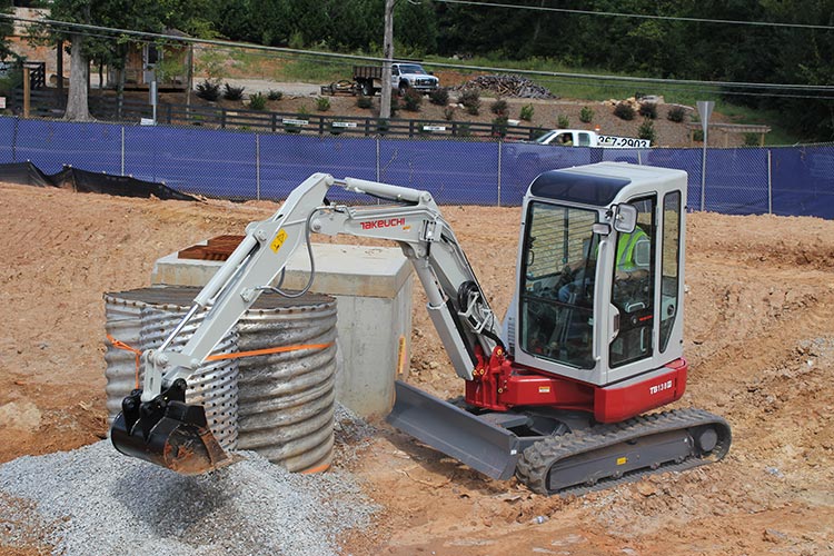 Мини-экскаваторы Takeuchi TB 138 FR 8758