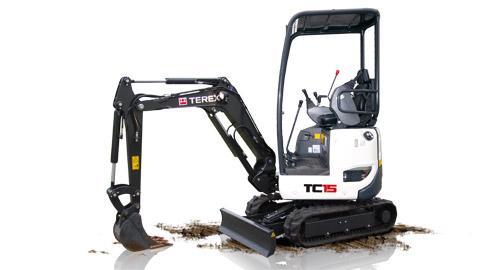 Мини-экскаваторы Terex TC 15 9235