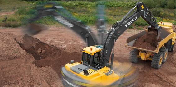 Гусеничные экскаваторы Volvo EC160DL 3542