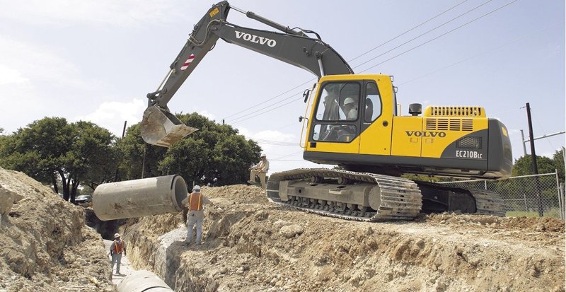 Гусеничные экскаваторы Volvo EC210B 3534
