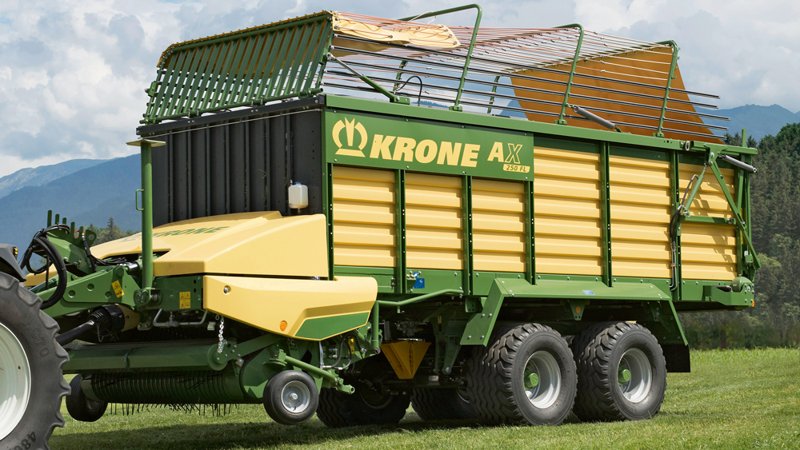 Силосный прицеп и самозагружающийся автофургон Krone AX 280 HD 47174