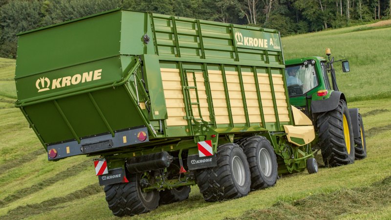 Силосный прицеп и самозагружающийся автофургон Krone AX 310 HL 47167