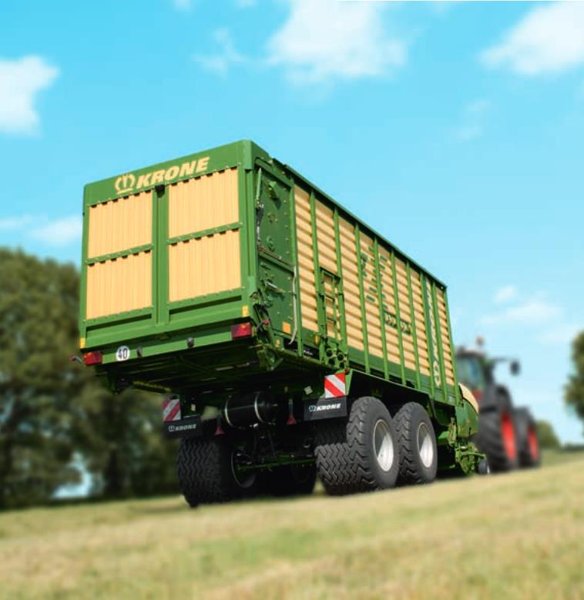 Силосный прицеп и самозагружающийся автофургон Krone ZX 450 GL 47536