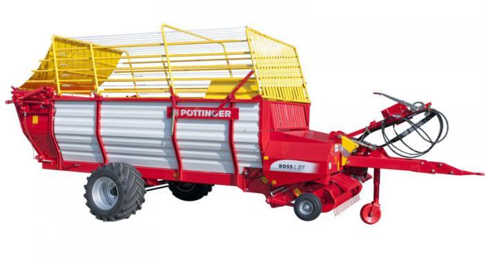 Силосный прицеп и самозагружающийся автофургон Pöttinger Boss L 25 T 83077