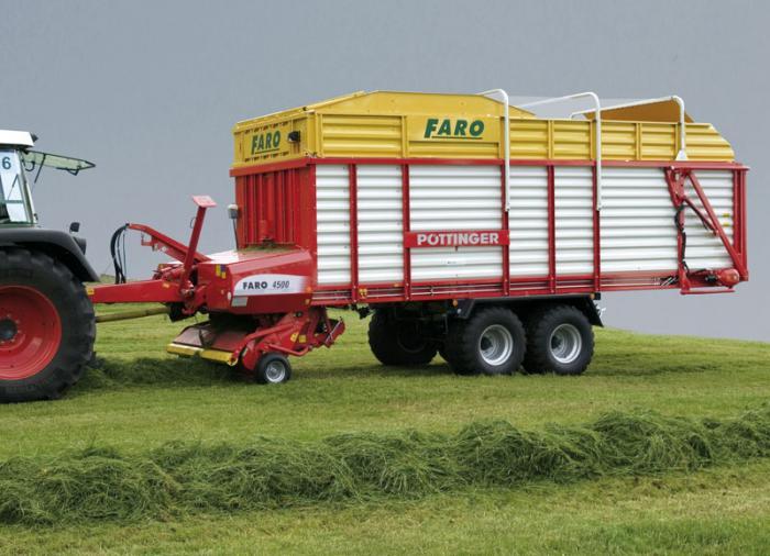 Силосный прицеп и самозагружающийся автофургон Pöttinger Faro 4500 L 83075