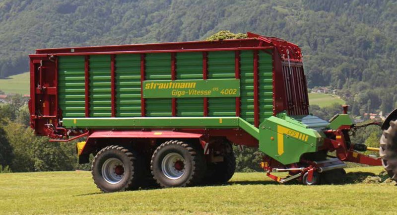 Силосный прицеп и самозагружающийся автофургон Strautmann Giga-Vitesse CFS 4002 83037