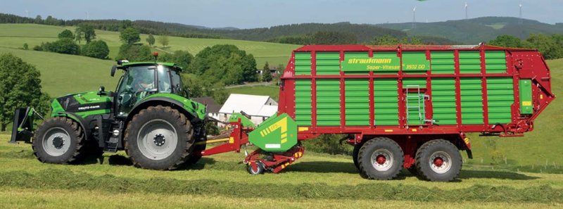 Силосный прицеп и самозагружающийся автофургон Strautmann Super Vitesse CFS 3502 DO 46891