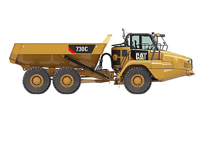 Сочлененные самосвалы Caterpillar 730C 406