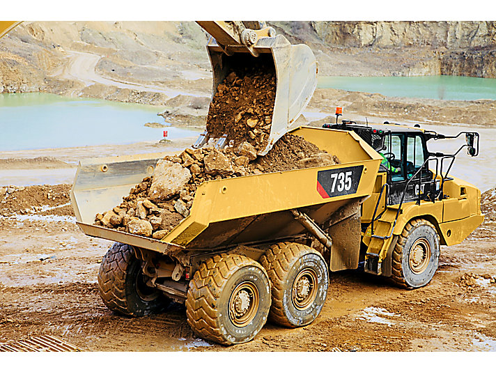 Сочлененные самосвалы Caterpillar 735 68903