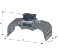 Сортировочные грейферы FRD FDG60-PL 71466