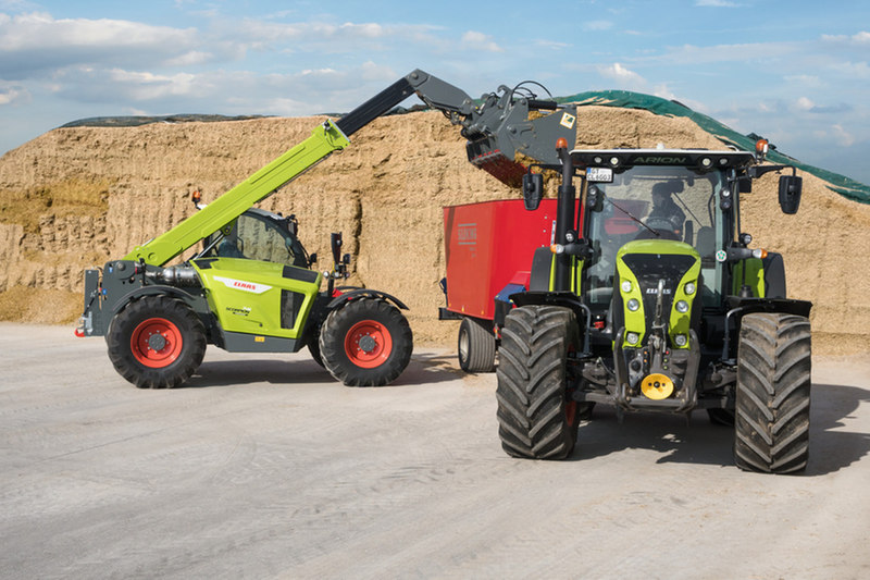 Телескопические погрузчики неподвижные Claas Scorpion 736 55350