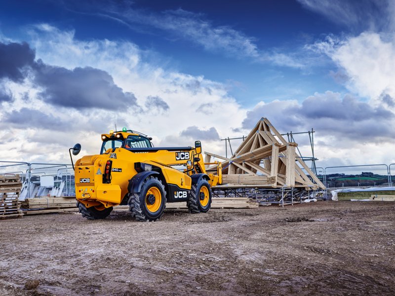 Телескопические погрузчики неподвижные JCB 540-140 HI-VIZ 90774