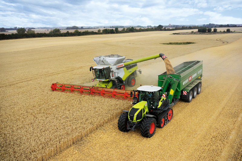 Тракторы с 4-х осевым Claas Axion 960 Terra Trac 97073