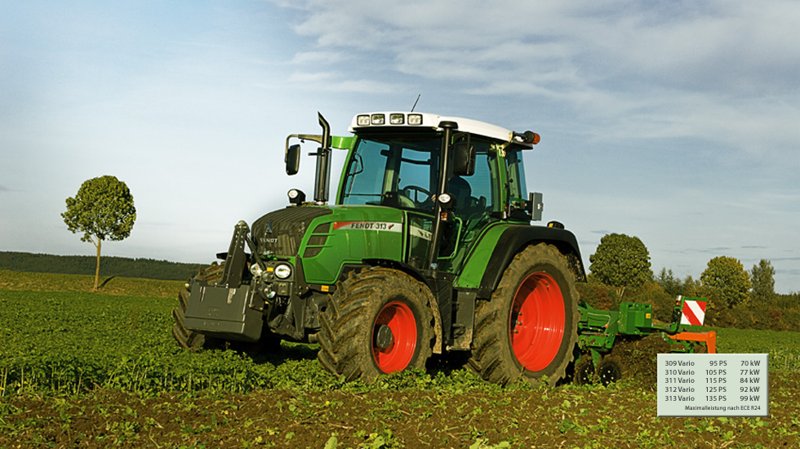 Тракторы с 4-х осевым Fendt 313 Vario Profi 87161