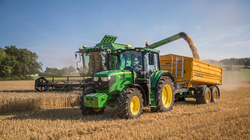 Тракторы с 4-х осевым John Deere 6130M 83907