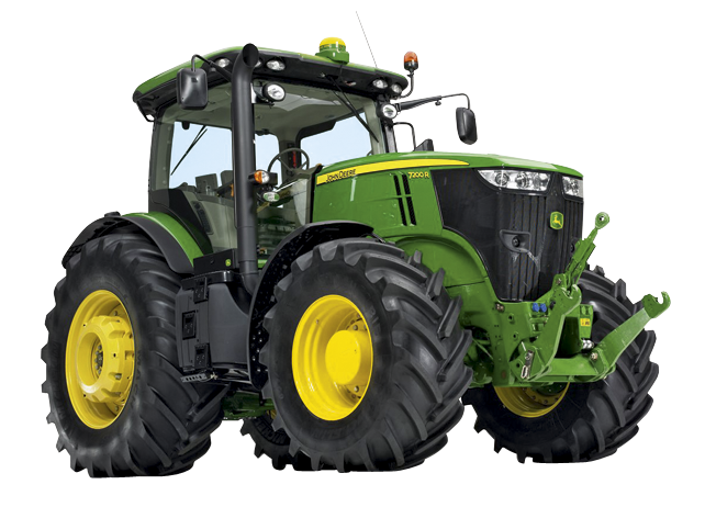 Тракторы с 4-х осевым John Deere 7200 R 100793