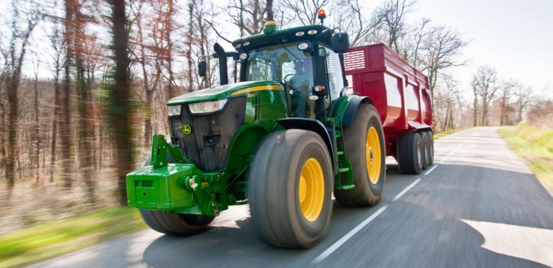 Тракторы с 4-х осевым John Deere 7200 R 100795