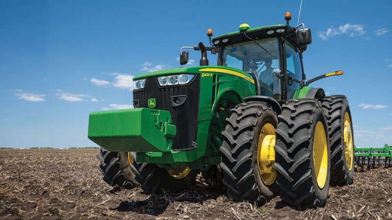 Тракторы с 4-х осевым John Deere 8400R 83845