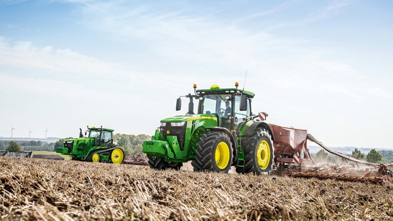 Тракторы с 4-х осевым John Deere 8400R 83846