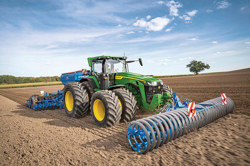 Тракторы с 4-х осевым John Deere 8R 340 99045