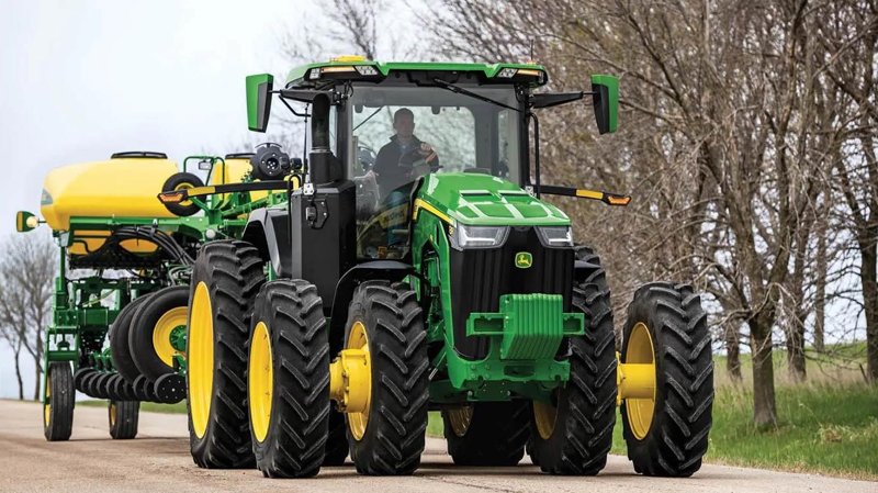 Тракторы с 4-х осевым John Deere 8R 340 99046